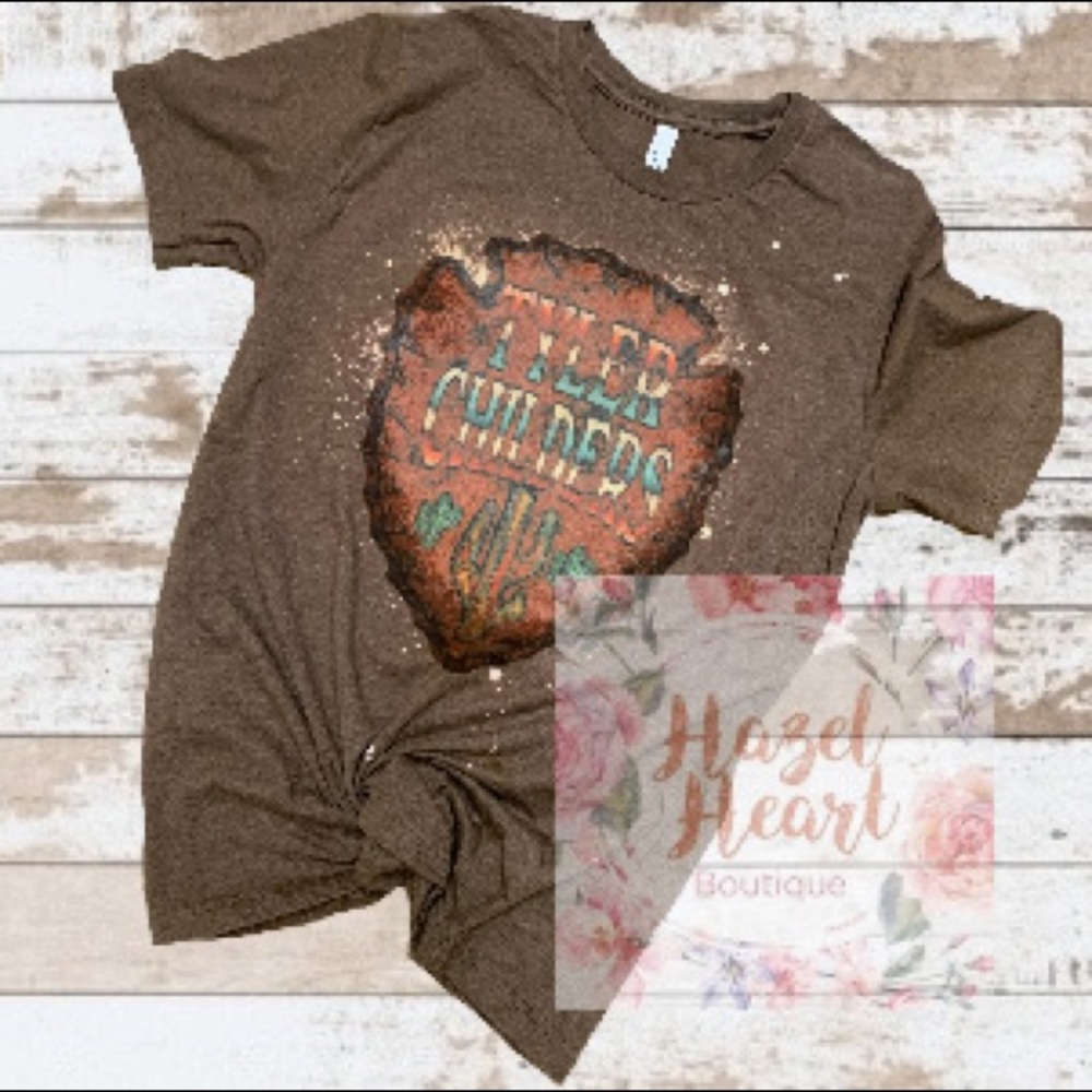 Tyler Childers bleached t
